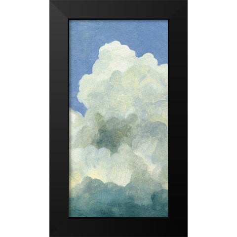 Cumulus Tower III Black Modern Wood Framed Art Print by Caroline, Emma