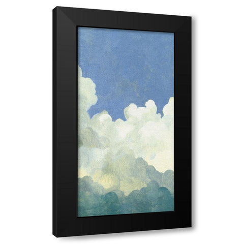 Cumulus Tower IV Black Modern Wood Framed Art Print with Double Matting by Caroline, Emma