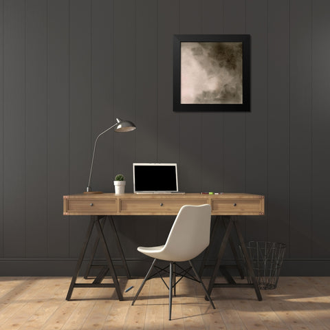 Waft I Black Modern Wood Framed Art Print by Caroline, Emma