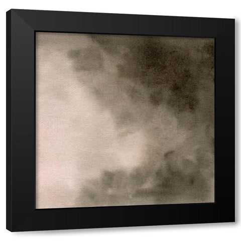 Waft I Black Modern Wood Framed Art Print with Double Matting by Caroline, Emma