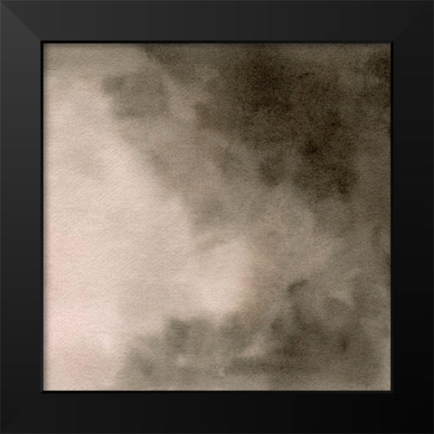 Waft I Black Modern Wood Framed Art Print by Caroline, Emma