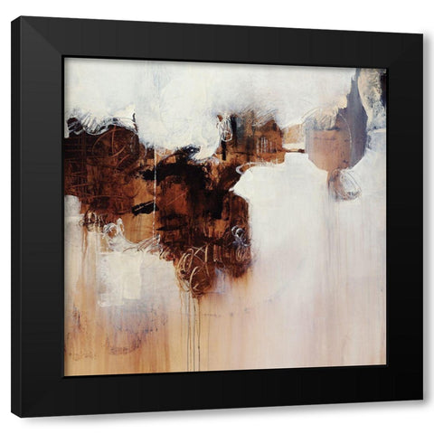 Bronze Oxide Black Modern Wood Framed Art Print with Double Matting by Taylor, Kari