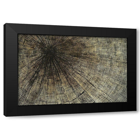 Enmeshed Black Modern Wood Framed Art Print by Taylor, Kari
