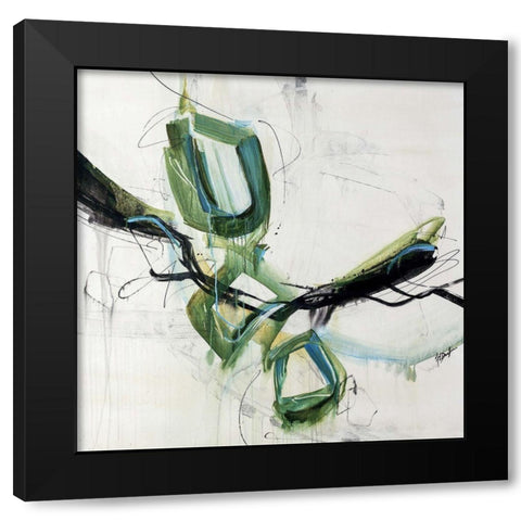 Hyperbole III Black Modern Wood Framed Art Print with Double Matting by Douglass, Farrell