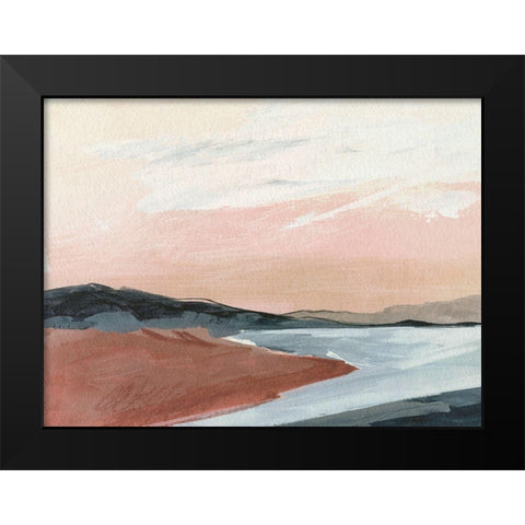 Paynes Coast I Black Modern Wood Framed Art Print by Parker, Jennifer Paxton