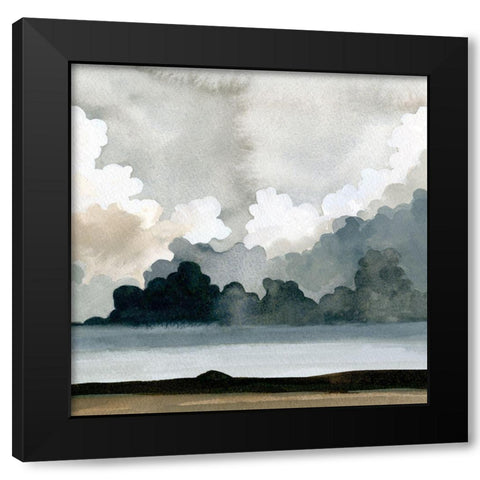 Western Storm II Black Modern Wood Framed Art Print by Caroline, Emma