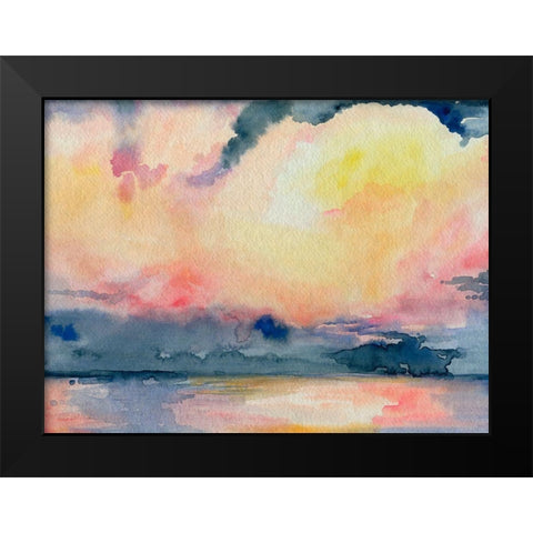 Prism Seascape III Black Modern Wood Framed Art Print by Parker, Jennifer Paxton