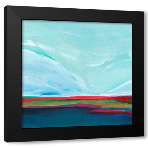 Cloud over Crimson II Black Modern Wood Framed Art Print by Warren, Annie