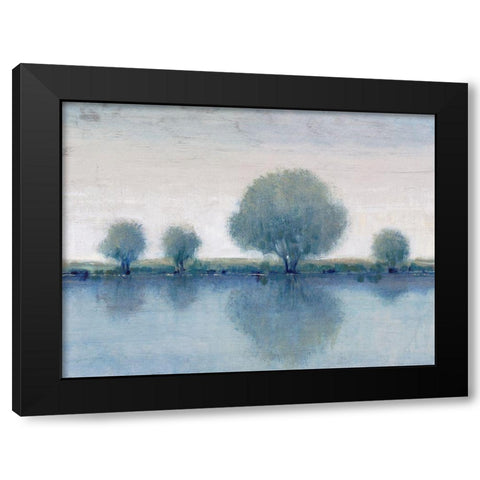 Afternoon Reflection II Black Modern Wood Framed Art Print with Double Matting by OToole, Tim