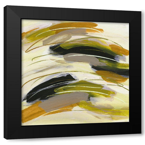 Light Beam IV Black Modern Wood Framed Art Print with Double Matting by Wang, Melissa