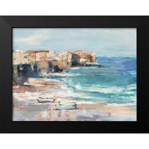 Sea Cliff Study I Black Modern Wood Framed Art Print by Harper, Ethan