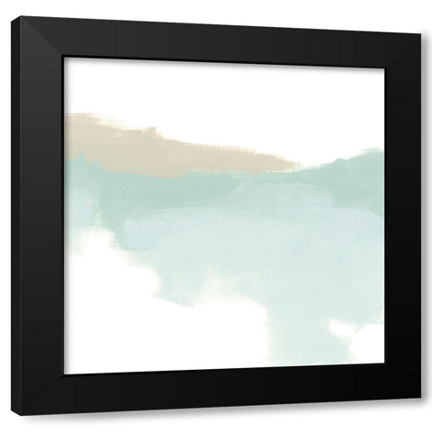 Minimal Mist I Black Modern Wood Framed Art Print with Double Matting by Vess, June Erica