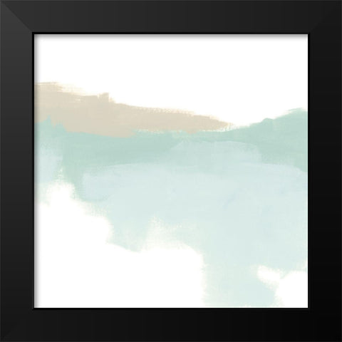 Minimal Mist I Black Modern Wood Framed Art Print by Vess, June Erica