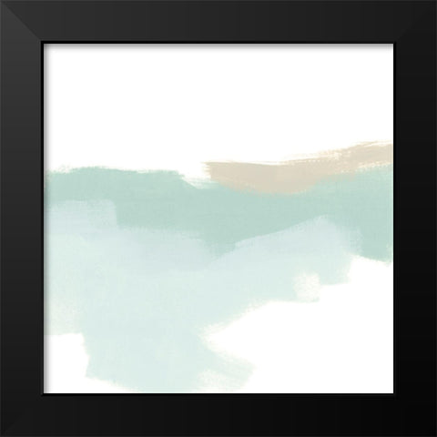 Minimal Mist III Black Modern Wood Framed Art Print by Vess, June Erica