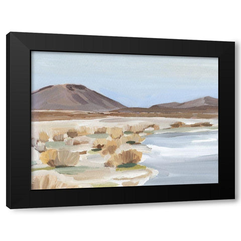 Desert Oasis Study II Black Modern Wood Framed Art Print with Double Matting by Warren, Annie