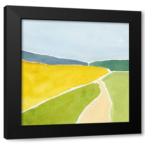 Distant Path IV Black Modern Wood Framed Art Print by Barnes, Victoria