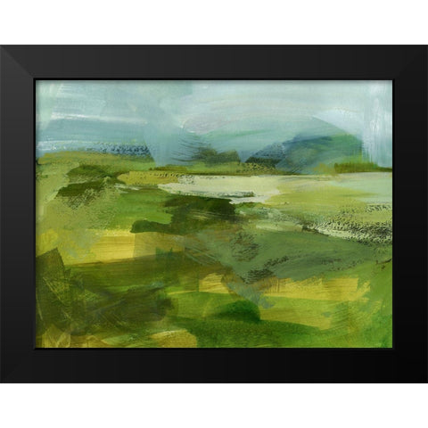 Emerald View IV Black Modern Wood Framed Art Print by Barnes, Victoria