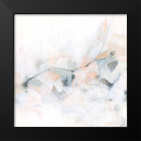 Quartz Structure I Black Modern Wood Framed Art Print by Vess, June Erica
