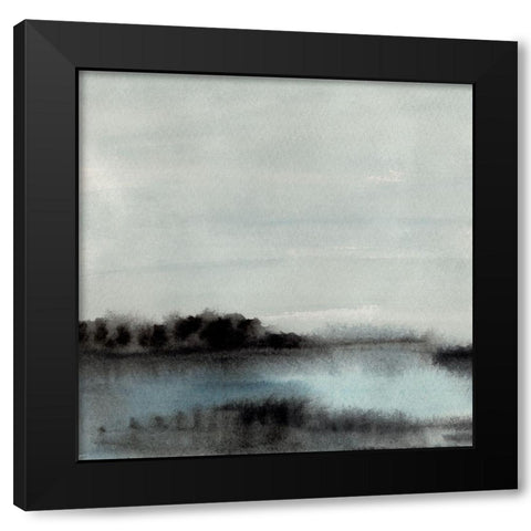 Hazed Horizon I Black Modern Wood Framed Art Print by Warren, Annie
