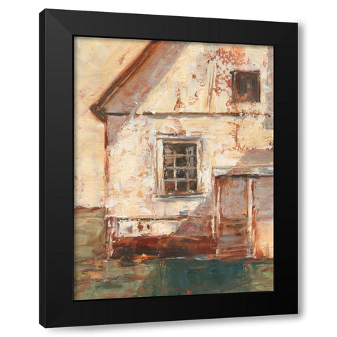 Sunlit Barn II Black Modern Wood Framed Art Print with Double Matting by Harper, Ethan
