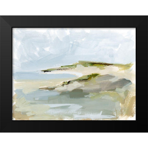 Sea Cove Impression I Black Modern Wood Framed Art Print by Barnes, Victoria