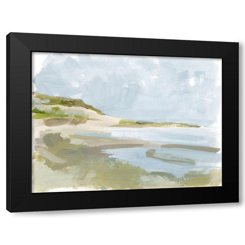 Sea Cove Impression II Black Modern Wood Framed Art Print with Double Matting by Barnes, Victoria
