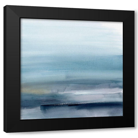 Sea Mirage II Black Modern Wood Framed Art Print with Double Matting by Barnes, Victoria