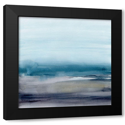Sea Mirage IV Black Modern Wood Framed Art Print with Double Matting by Barnes, Victoria