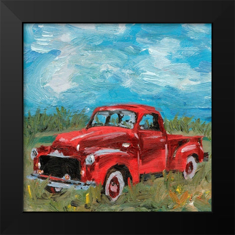 Sunburnt Truck II Black Modern Wood Framed Art Print by Wang, Melissa