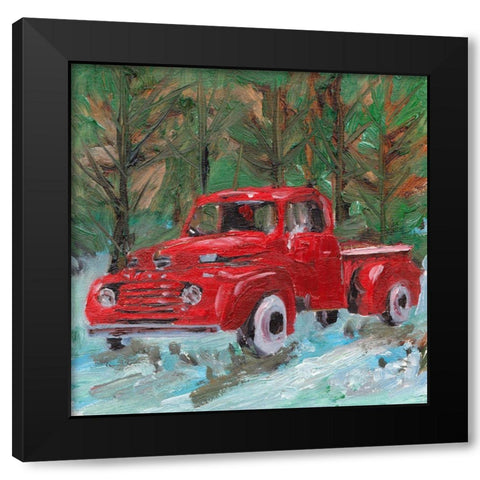 Sunburnt Truck IV Black Modern Wood Framed Art Print with Double Matting by Wang, Melissa