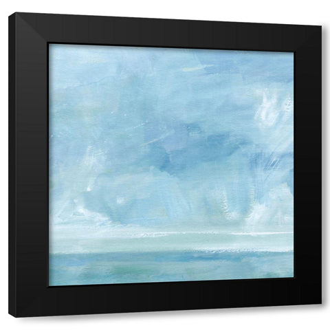 Ocean Meets Sky I Black Modern Wood Framed Art Print with Double Matting by Barnes, Victoria