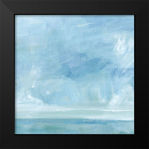 Ocean Meets Sky I Black Modern Wood Framed Art Print by Barnes, Victoria