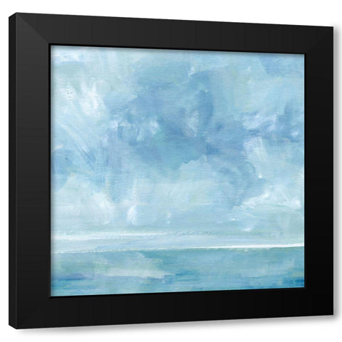 Ocean Meets Sky III Black Modern Wood Framed Art Print by Barnes, Victoria