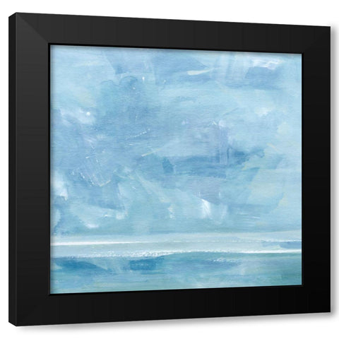 Ocean Meets Sky IV Black Modern Wood Framed Art Print by Barnes, Victoria