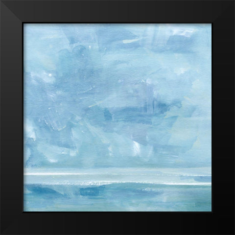 Ocean Meets Sky IV Black Modern Wood Framed Art Print by Barnes, Victoria