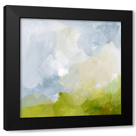 Springtide Palette I Black Modern Wood Framed Art Print with Double Matting by Barnes, Victoria