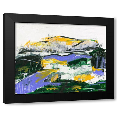 Silent Mountain I Black Modern Wood Framed Art Print by Wang, Melissa