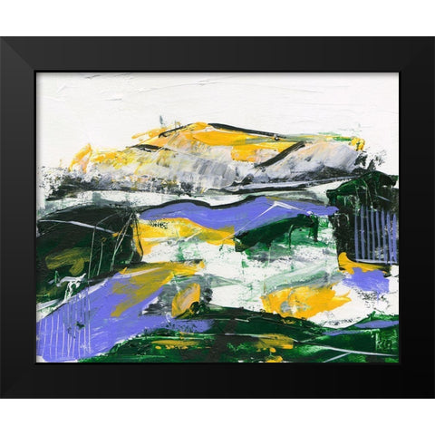 Silent Mountain I Black Modern Wood Framed Art Print by Wang, Melissa