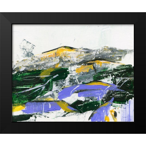 Silent Mountain II Black Modern Wood Framed Art Print by Wang, Melissa