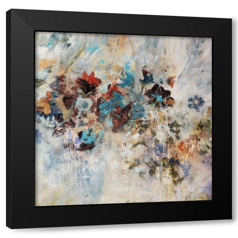 Irish Daisy Black Modern Wood Framed Art Print with Double Matting by Maas, Jodi