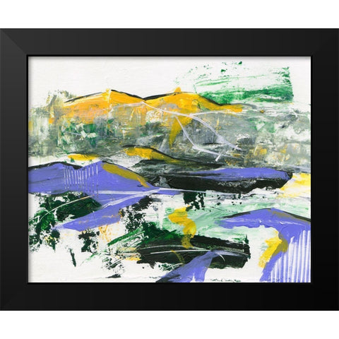 Silent Mountain III Black Modern Wood Framed Art Print by Wang, Melissa