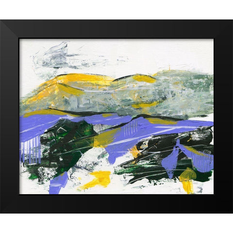 Silent Mountain IV Black Modern Wood Framed Art Print by Wang, Melissa