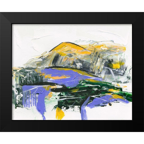 Silent Mountain V Black Modern Wood Framed Art Print by Wang, Melissa