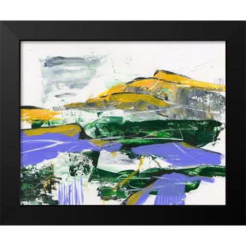 Silent Mountain VI Black Modern Wood Framed Art Print by Wang, Melissa