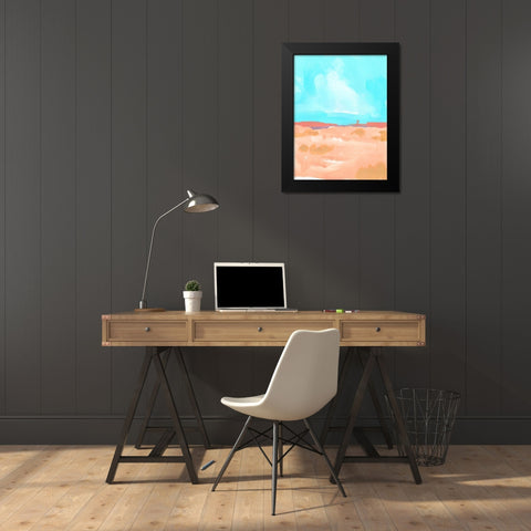 Wide Open Spaces II Black Modern Wood Framed Art Print by Green, Jacob