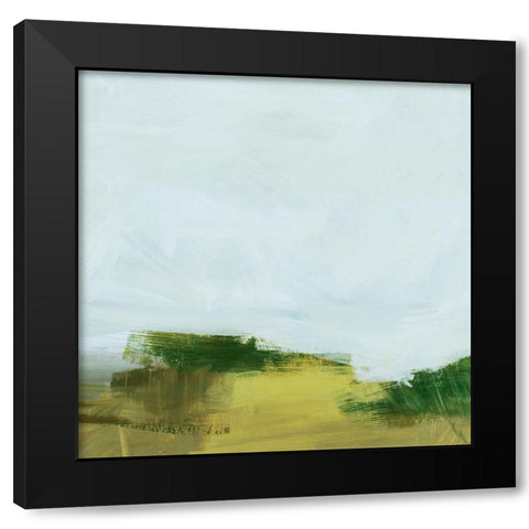 Rolling Hillside Impression I Black Modern Wood Framed Art Print by Barnes, Victoria