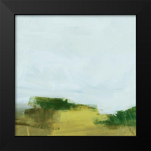 Rolling Hillside Impression I Black Modern Wood Framed Art Print by Barnes, Victoria