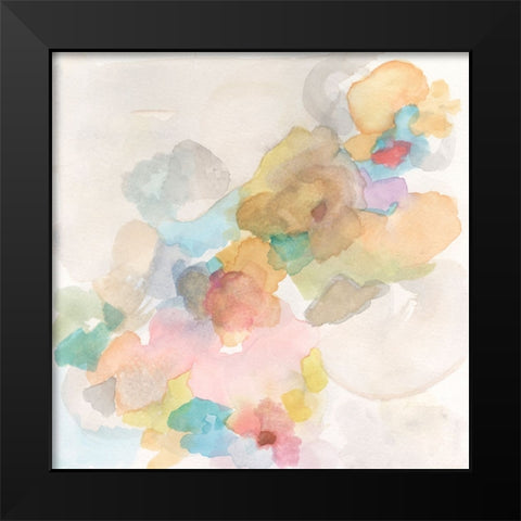 Soft Bloom II Black Modern Wood Framed Art Print by Fuchs, Jodi