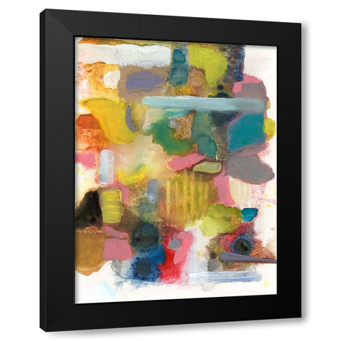 Everything at Once II Black Modern Wood Framed Art Print by Fuchs, Jodi