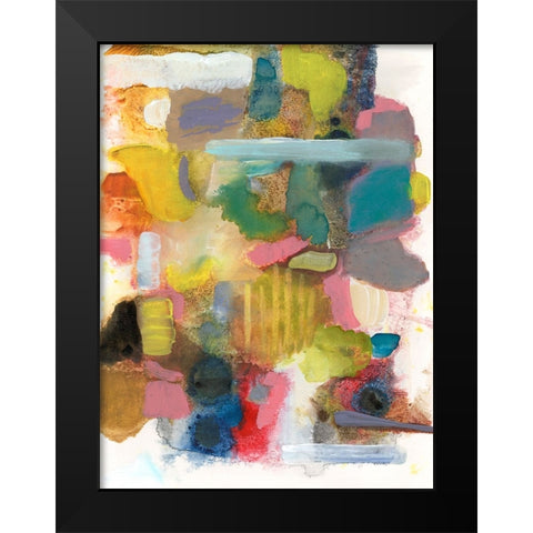 Everything at Once II Black Modern Wood Framed Art Print by Fuchs, Jodi